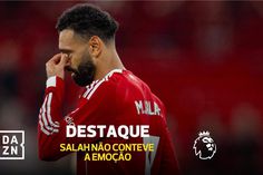 O descarregar de emoções de Salah ao som do cântico de Diogo Jota