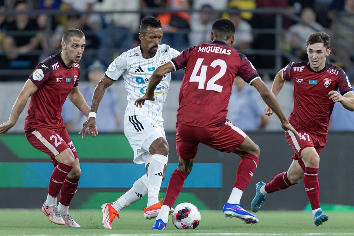 Nani assistiu na vitória do Aktobe para o campeonato do Cazaquistão - Foto: Aktobe