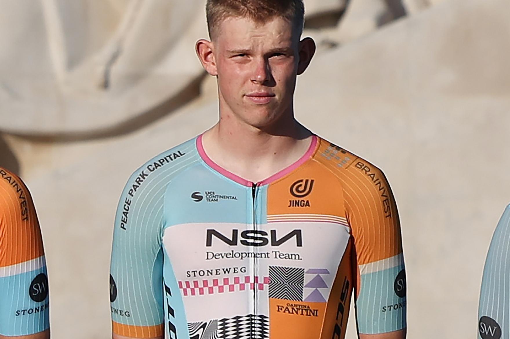 Finlay Tarling, ciclista de 19 anos da NSN Development Team que perdeu a vida durante a 8.ª etapa da Volta a Portugal - Foto: EPA/NUNO VEIGA