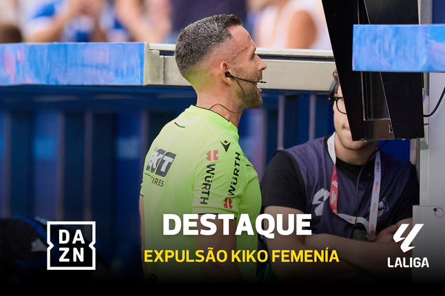 Foram precisos 40 minutos de LaLiga para a primeira expulsão da época