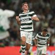 Altimira festeja golo marcado no jogo entre o Sporting e o V. Guimarães - Foto: Miguel Nunes