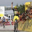 Alexis Guerin, (Anicolor) vencedor da 9.ª etapa da Volta a Portugal (Nuno Veiga/LUSA)