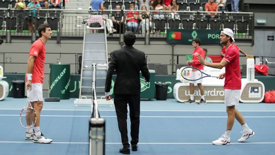 Portugal lidera eliminatória da Taça Davis