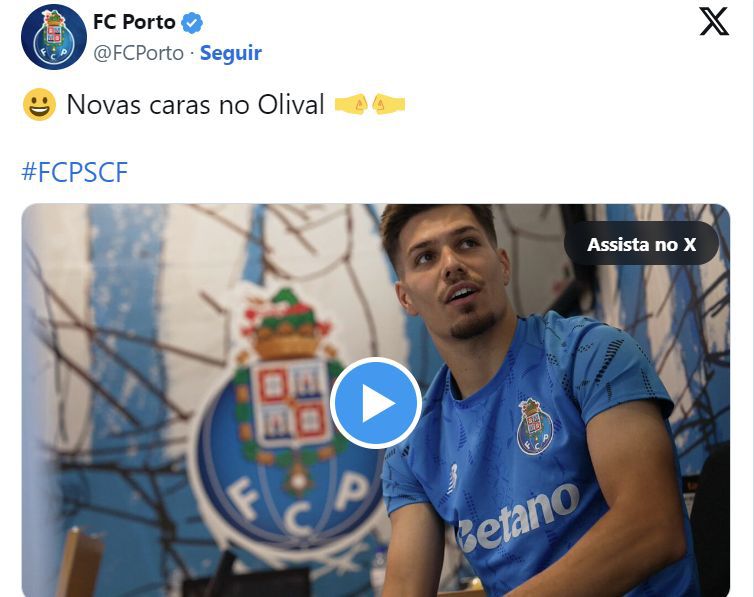 Calma, 'admin' do FC Porto!