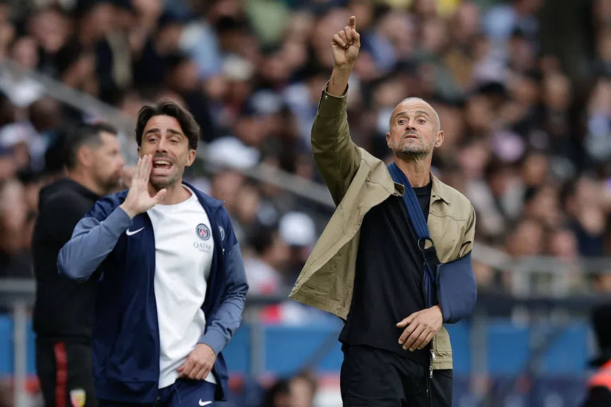 Luis Enrique espião: Visão do alto!