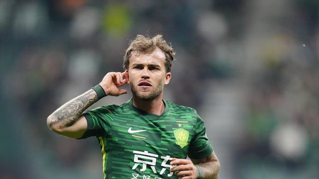 Guga Rodrigues, jogador do Beijing Guoan. Foto - Guga e Beijing