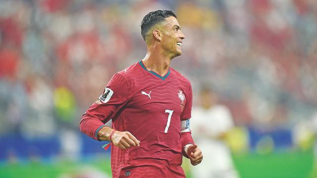 Cristiano Ronaldo, 41 anos, é o expoente máximo
do futebol português — Foto: MIGUEL NUNES