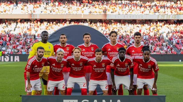O último onze do Benfica no jogo frente ao Gil Vicente (MIGUEL NUNES)