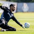 Diogo Costa em ação no treino de preparação para o clássico - Foto: FC Porto