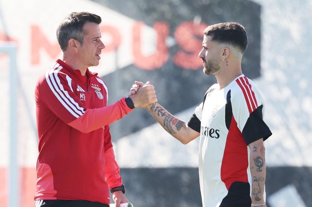 Marco Silva e Rafa  - Foto: SL Benfica