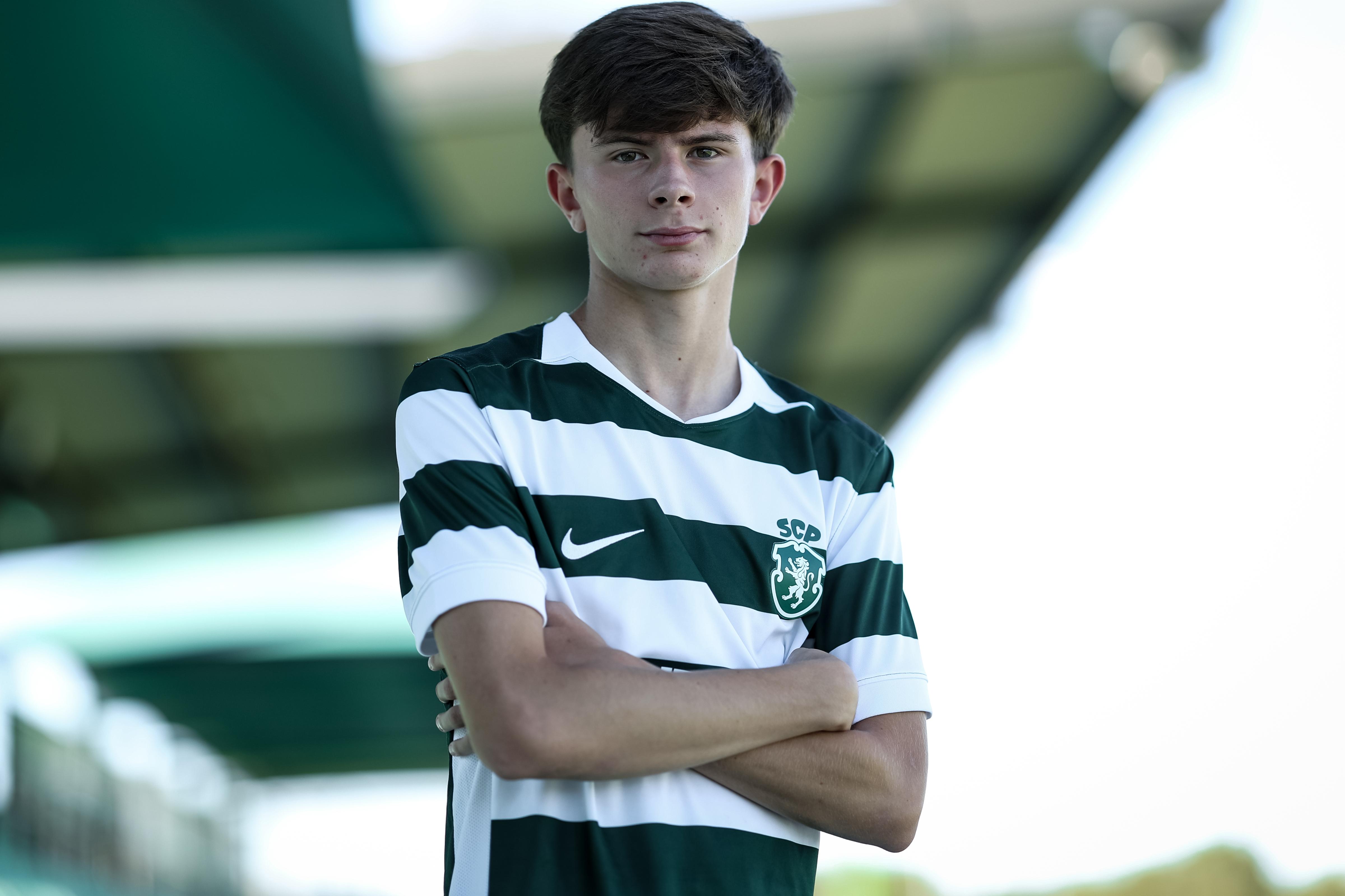 Miguel Lobo vai jogar na equipa de sub-16 - Foto: SPORTING CP
