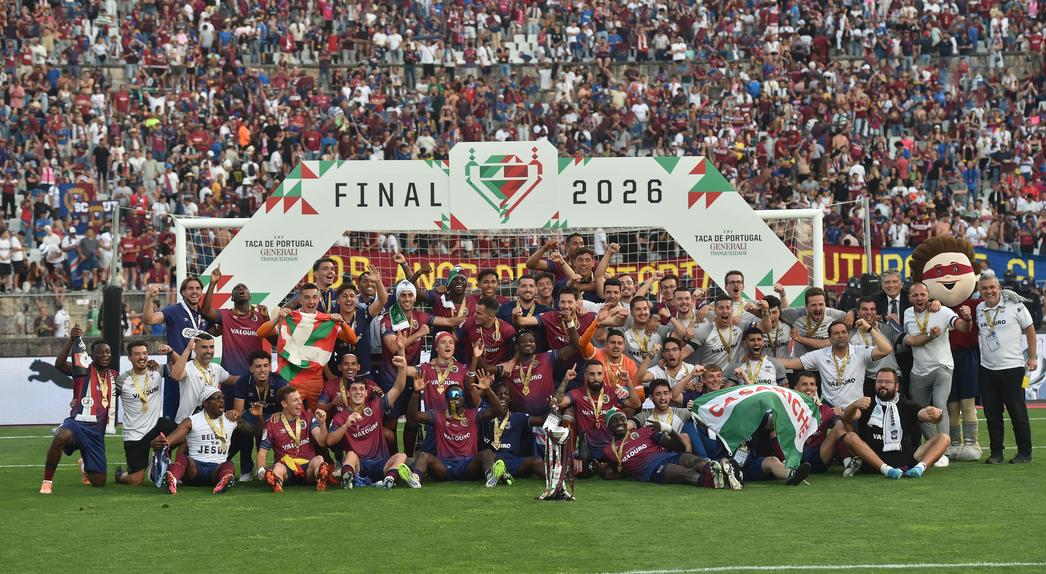 A festa do Torreense na última final da Taça (MIGUEL NUNES)