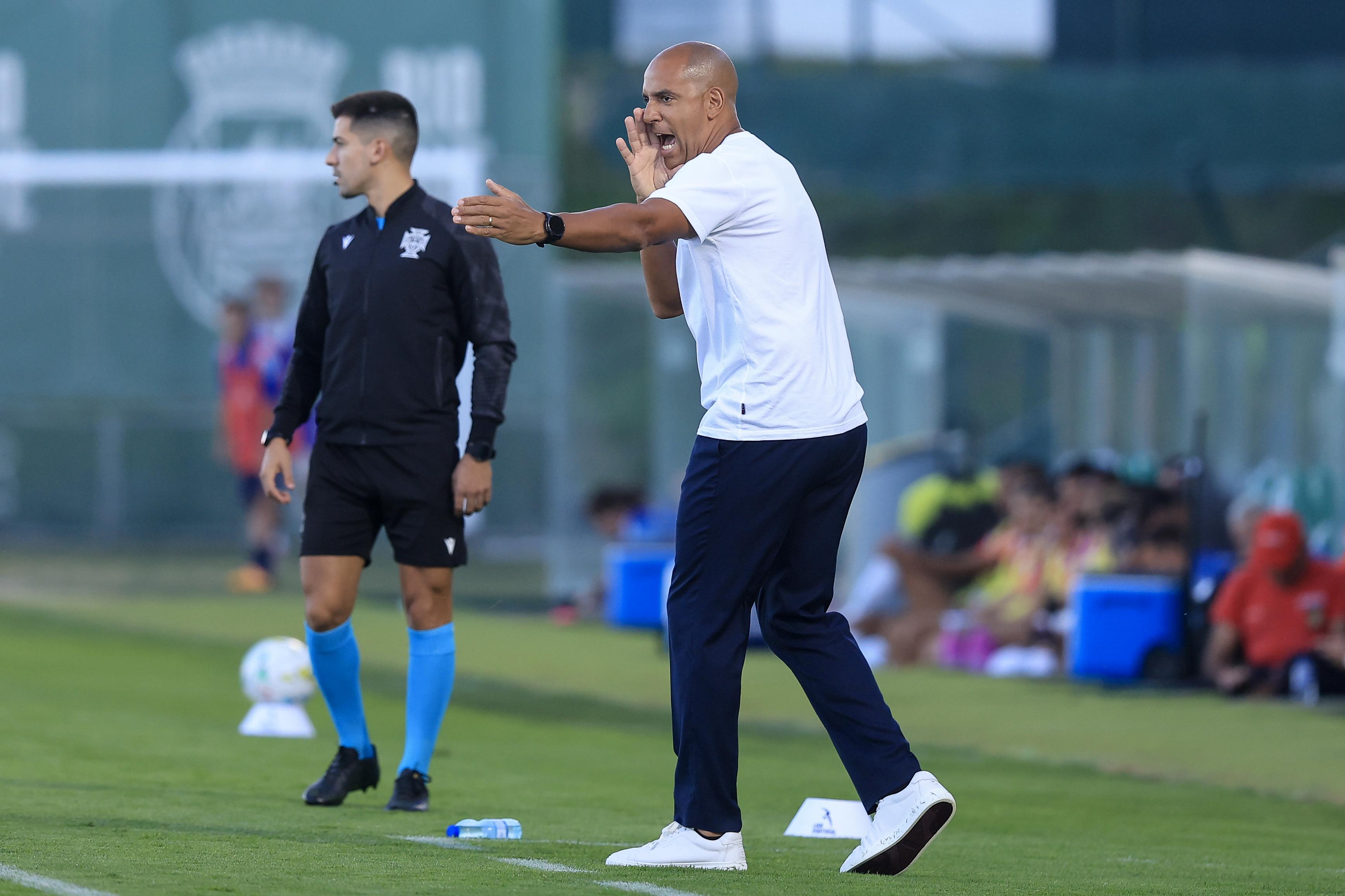 Pepa não calou a revolta no final do jogo frente ao Rio Ave, que terminou empatado a três bolos — Foto: José Coelho/LUSA