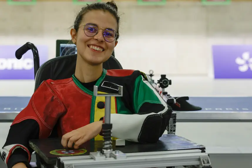 Margarida Lapa está a competir na Coreia do Sul    Fotografia FPT