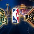 Logotipos fictícios das possíveis novas equipas da NBA