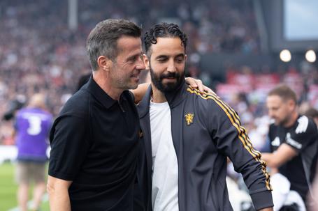 Marco Silva no Fulham e Ruben Amorim no Man. United (IMAGO)