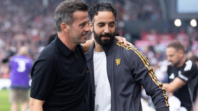 Marco Silva no Fulham e Ruben Amorim no Man. United (IMAGO)