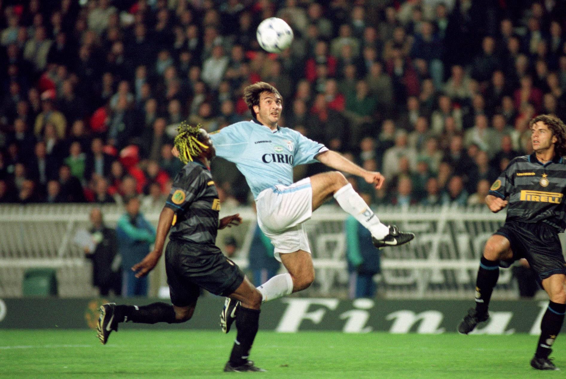 16.º Lazio (Itália), 163 jogos, 79 vitórias, 39 empates e 45 derrotas. Melhor: finalista vencido (1998). Foto IMAGO