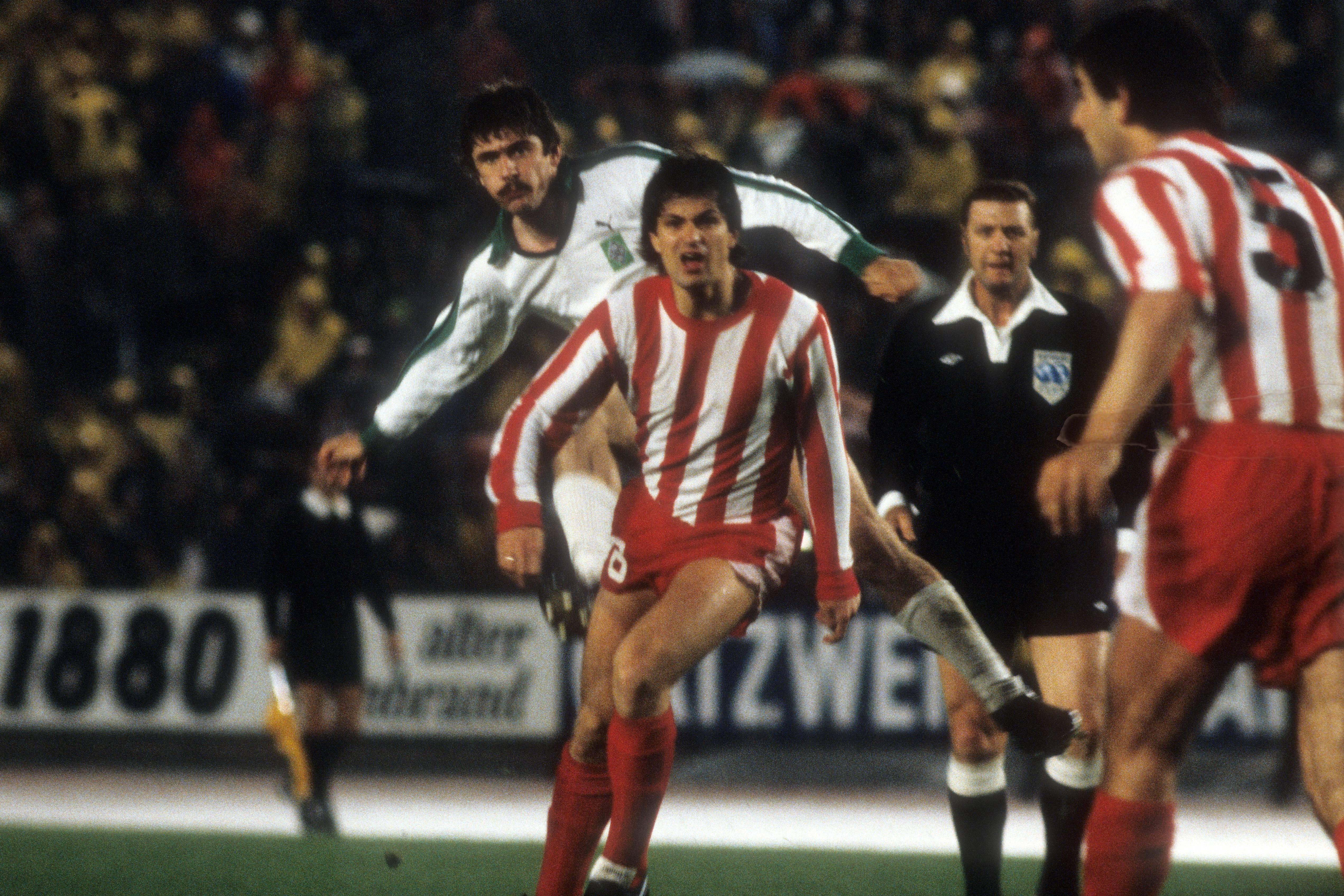 7.º Estrela Vermelha (Sérvia), 177 jogos, 76 vitórias, 44 empates e 57 derrotas. Melhor: finalista vencido (1979). Foto IMAGO