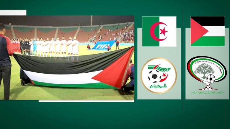 Palestina foge da guerra e joga na Argélia