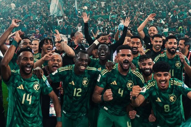 Festejos dos jogadores da Arábia Saudita - Foto: saudint/Instagram