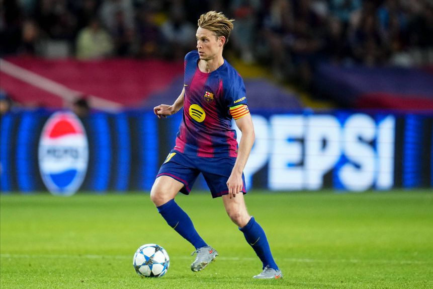Frenkie de Jong, médio do Barcelona e muitas vezes capitão
