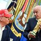 Donald Trump, presidente dos Estados Unidos, e Gianni Infantino, líder máximo da FIFA