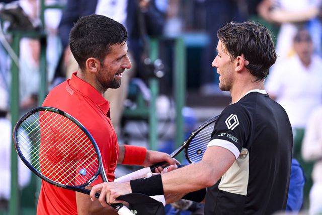 Novak Djokovic e Casper Ruud