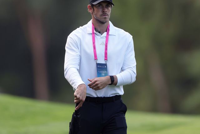 Gareth Bale a participar num torneio de golfe
