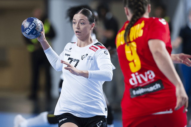 Portugal perdeu por 29-22 frente ao Montenegro. Foto: HF Montenegro