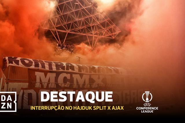 Festival de pirotecnia interrompe jogo quentinho entre Hajduk Split e Ajax