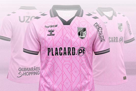 Na sensibilização para a prevenção do cancro da mama, os conquistadores vão vestir cor-de-rosa - Foto: Vitória de Guimarães