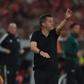 Marco Silva dá indicações. Foto Miguel Nunes