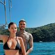 Mauro Icardi e China Suárez de férias