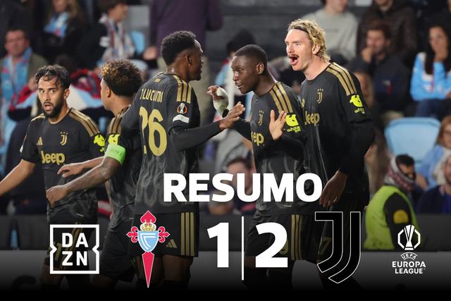 Juventus sofre mas leva os três pontos de Vigo (resumo)