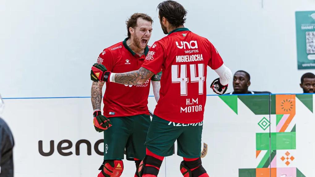 Portugal atropelou Angola no Paraguai - Foto: FPP