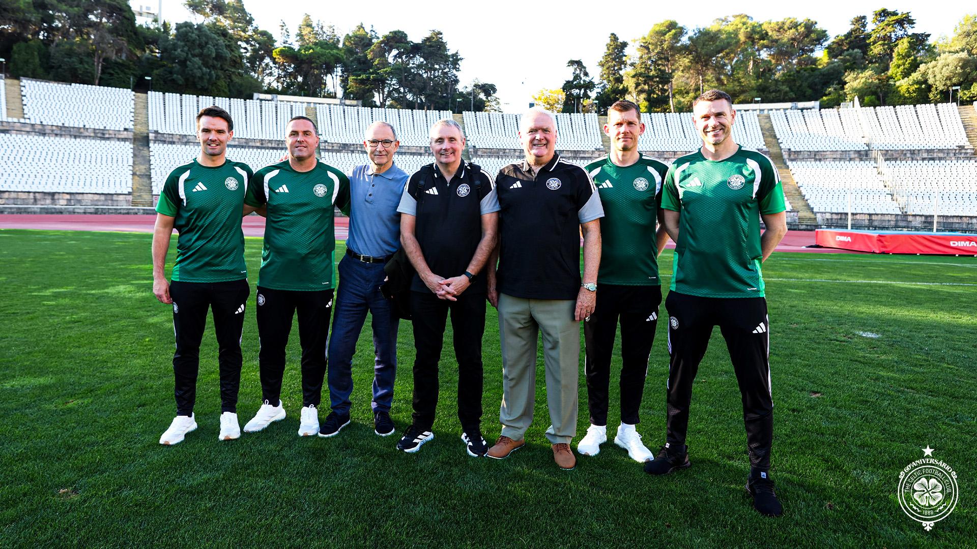 Celtic visita Jamor em dia de jogo com o Benfica  - Instagram/Celtic