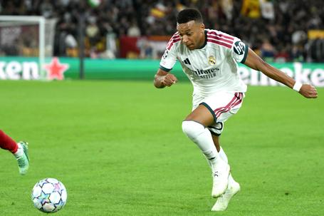 Mbappé marcou frente à Roma - Foto: ETTORE FERRARI/EPA