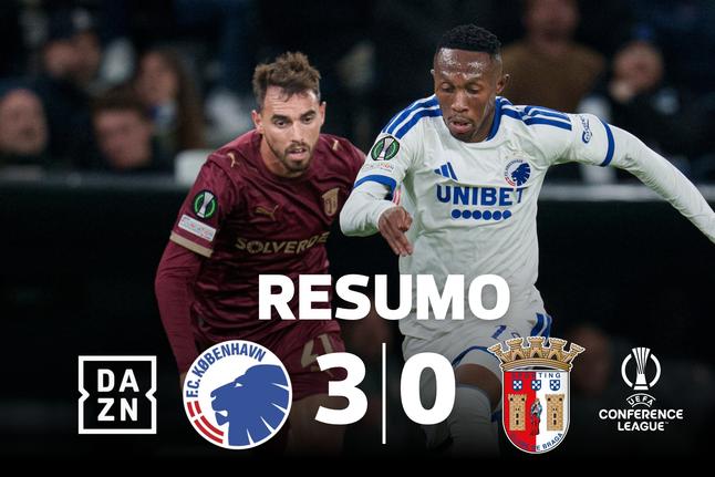 O resumo da hecatombe do SC Braga em Copenhaga