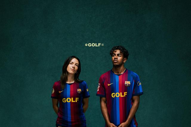 A camisola que o Barcelona vai utilizar diante do Real Madrid - Foto: Barcelona