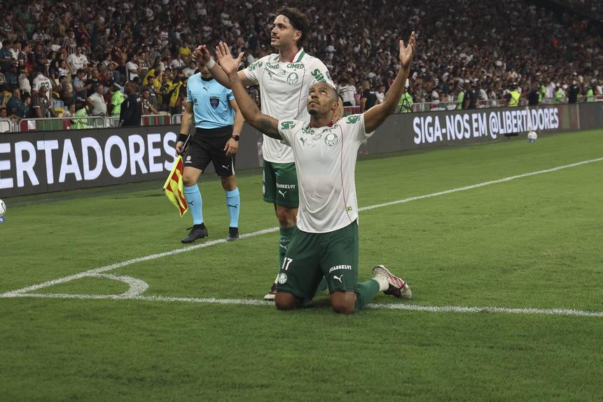 Marlon Freitas marcou para o Palmeiras