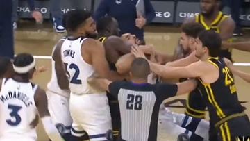 NBA: Warriors perdem em jogo manchado por ‘mata leão’ e três expulsões (vídeo)