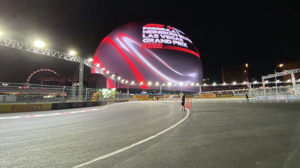 Novas imagens da pista do GP de Las Vegas (fotogaleria)