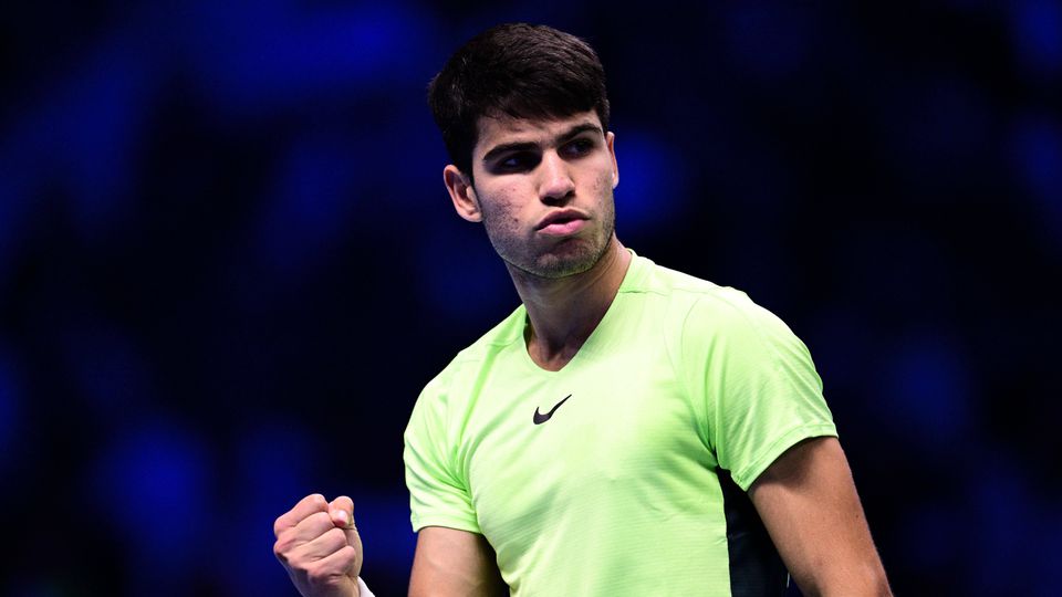 Carlos Alcaraz soma primeira vitória nas ATP Finals frente a Andrey Rublev