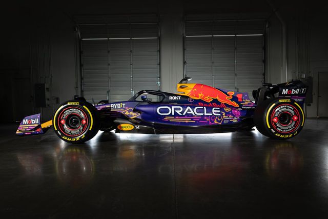 Red Bull apresenta nova pintura do carro para GP de Las Vegas