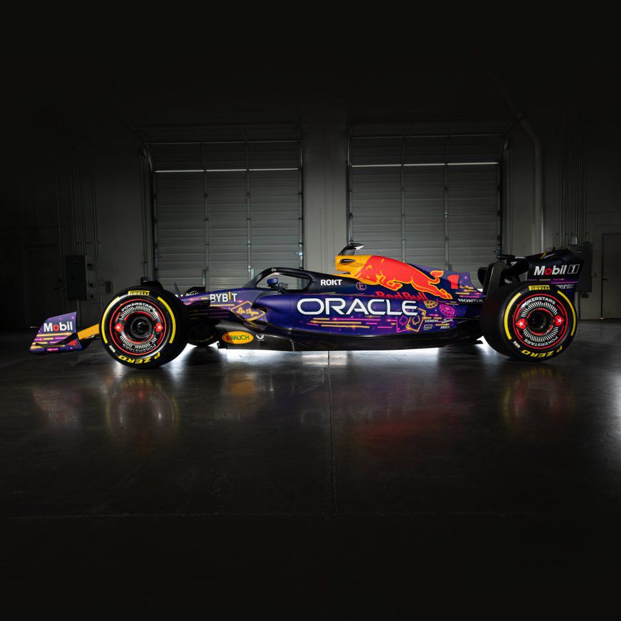 Red Bull apresenta nova pintura do carro para GP de Las Vegas