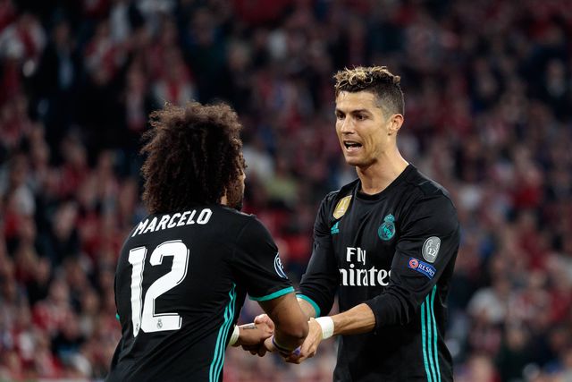 Golos e assistências de Marcelo com a camisola do Real Madrid