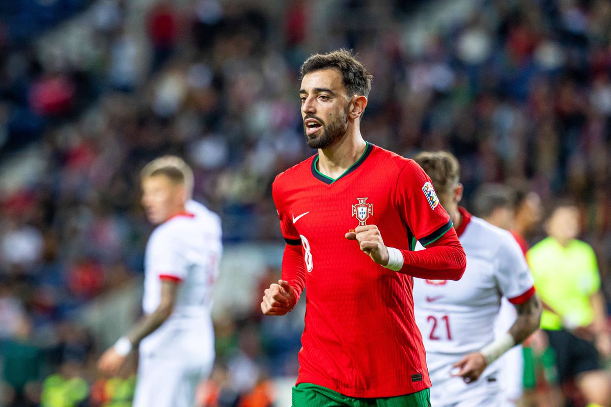 Portugal-Polónia                                       5-1 Bruno Fernandes: «Mister Amorim vai lá estar para ajudar a elevar o United ao patamar que merece»