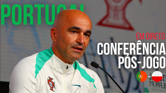 DIRETO: siga a conferência de Imprensa de Roberto Martínez