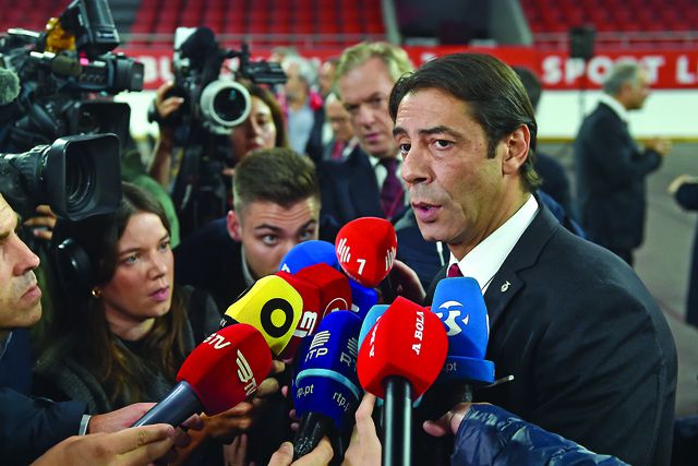 Rui Costa quer fechar o dossier dos direitos televisivos o mais rapidamente possível — Foto: Miguel Nunes